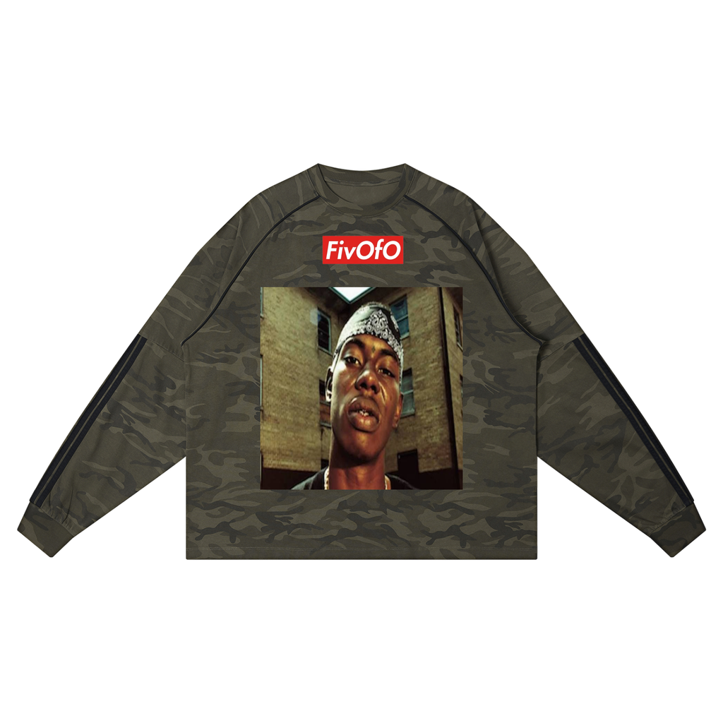 Unisex Camo Loose Long Sleeve T-Shirt