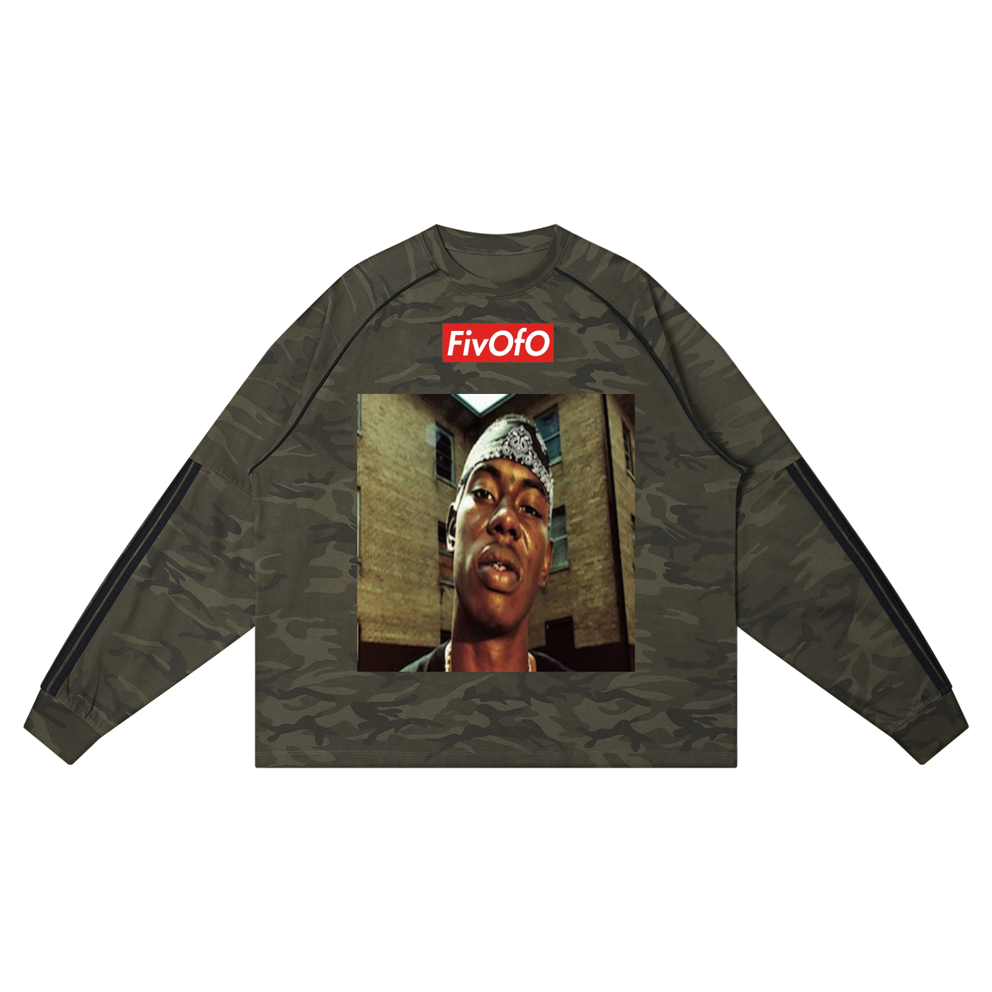 Unisex Camo Loose Long Sleeve T-Shirt