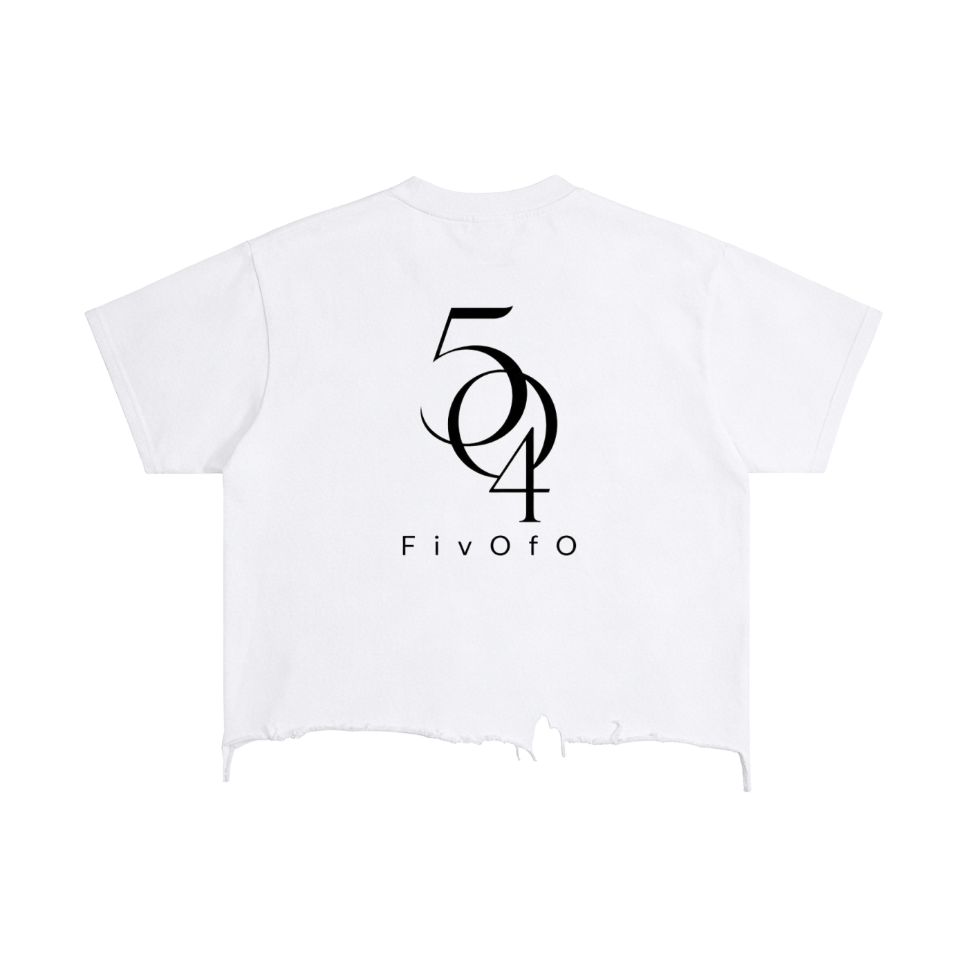 Vintage Wash Boxy Distressed Hem T-Shirt