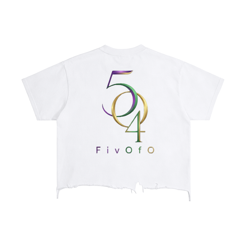 Vintage Wash Boxy Distressed Hem T-Shirt